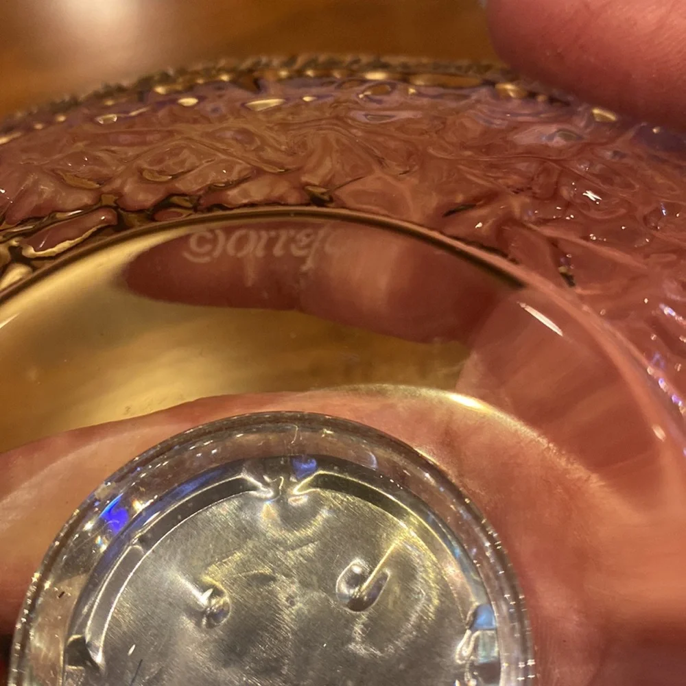 NEW WITHOUT BOX Orrefors Discus Crystal Candle Holder Tea Light Sweden Kostaboda